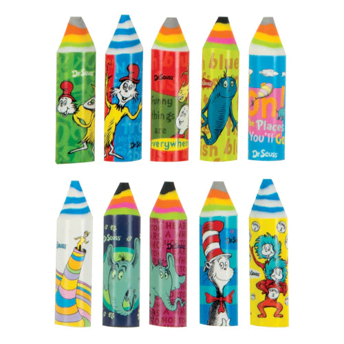 Dr. Seuss Crayon Erasers (Each 1.000 KD)