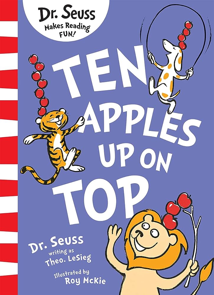 Dr. Seuss Makes Reading fun - Ten Apples Up On Top - الدكتور سوس يجعل
