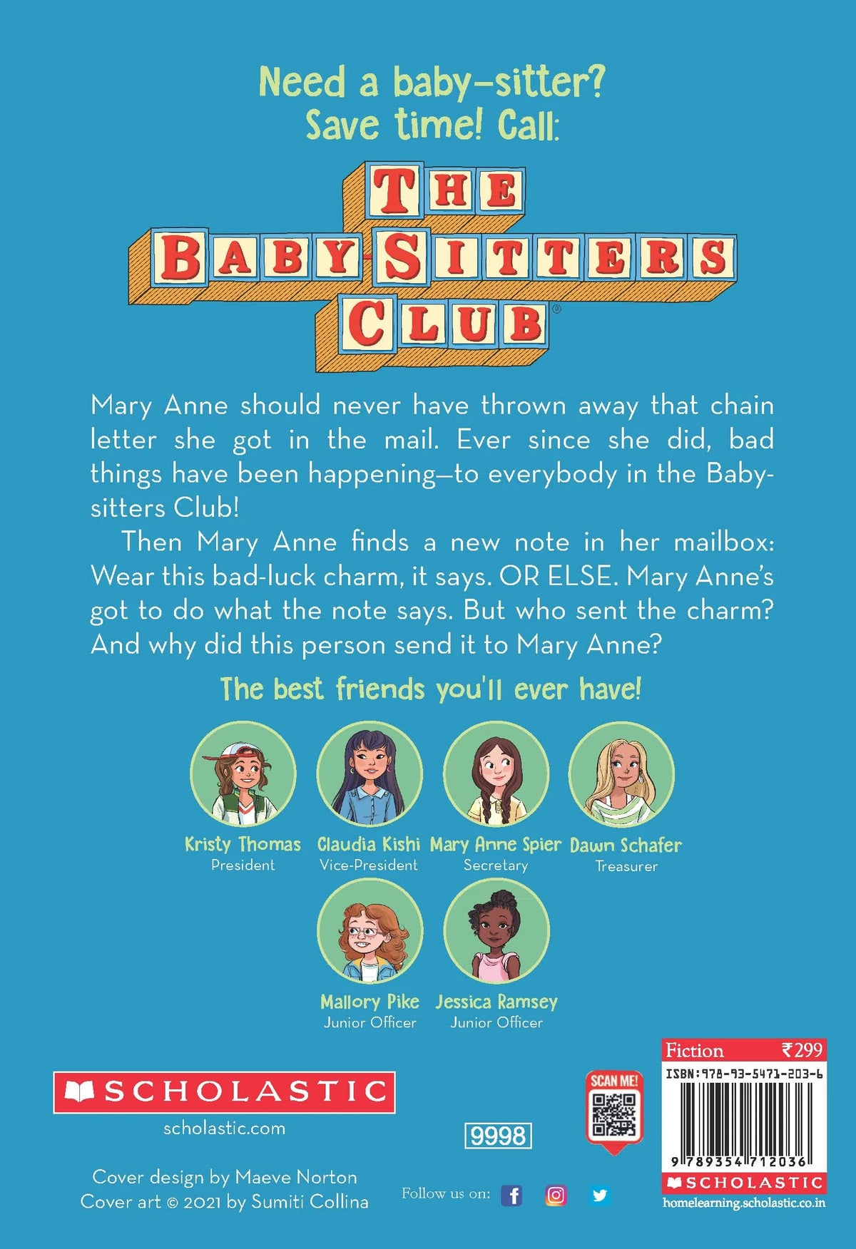 The Baby Sitters Club #17 - Mary Anne's Bad-Luck Mystery - نادي المربيات الصغيرات #17 - سر الحظ السيئ لماري آن