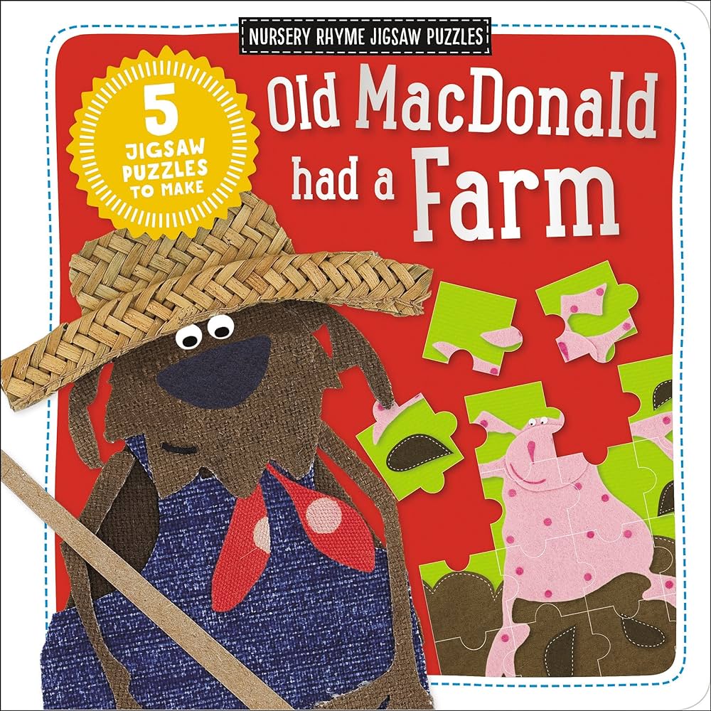 Nursery Rhyme Jigsaw Puzzle - Old MacDonald Had a Farm