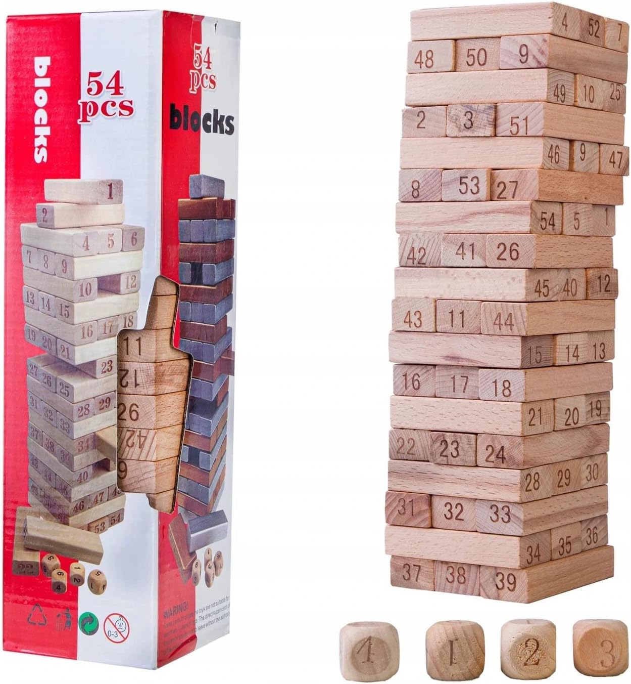 Hasbro Gaming: جينجا خشبية كلاسيكية
