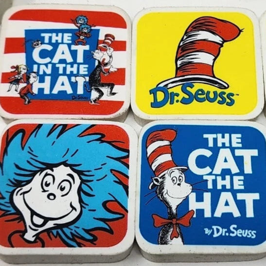 Dr. Seuss Assorted 4pcs Mini Eraser - ممحاة د. سوس تشكيلة 4 قطع صغيرة