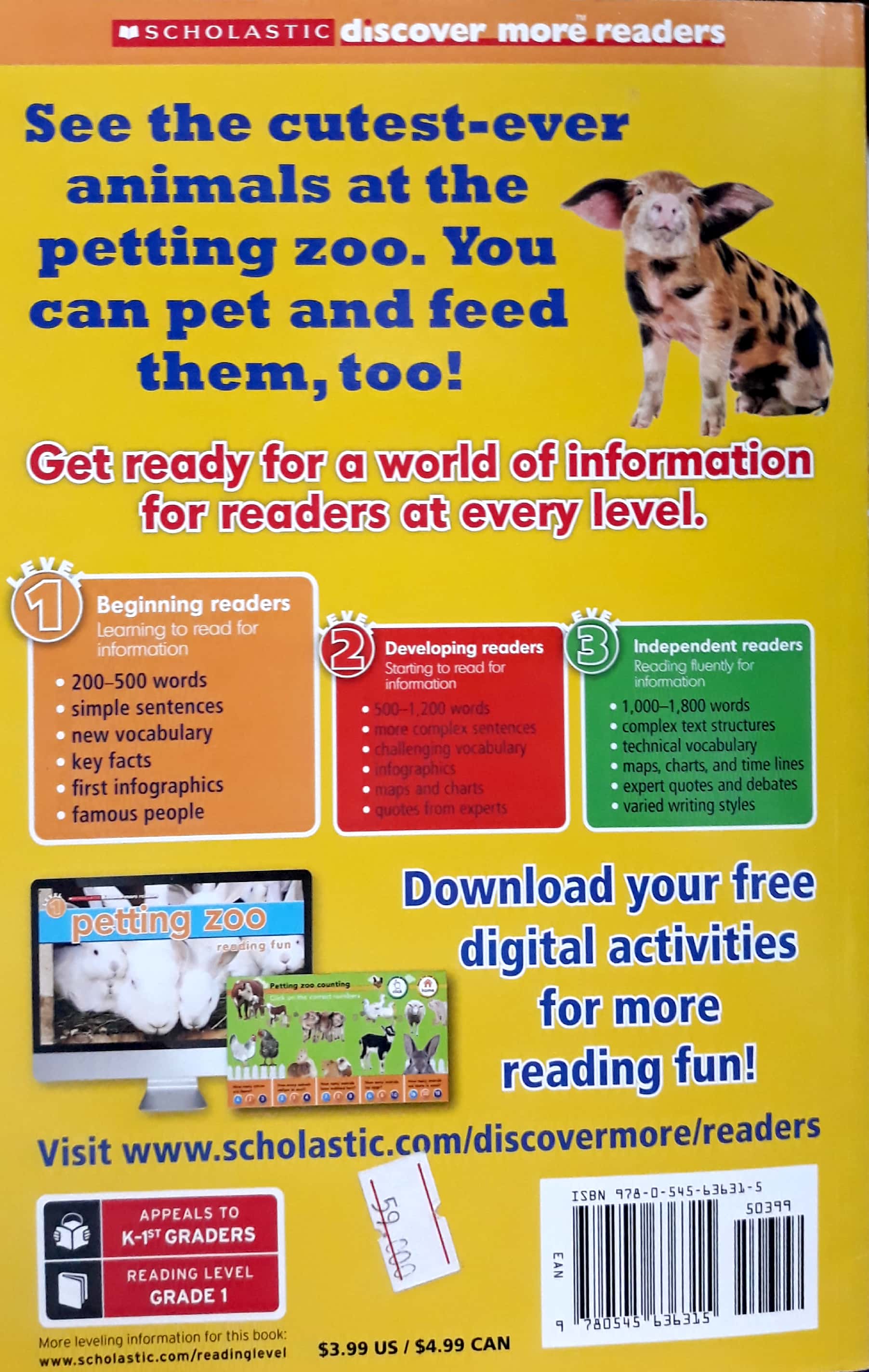 Discover More Readers: Petting Zoo - Level 1