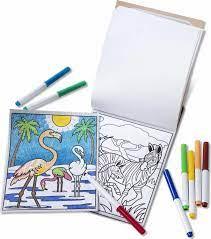 Melissa & Doug On the Go - Wild Animals Coloring Pad - Magic-Pattern - Spectrawide Bookstore