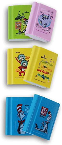 Dr. Seuss Mini Book Erasers (Each 0.250 fils) - Spectrawide Bookstore