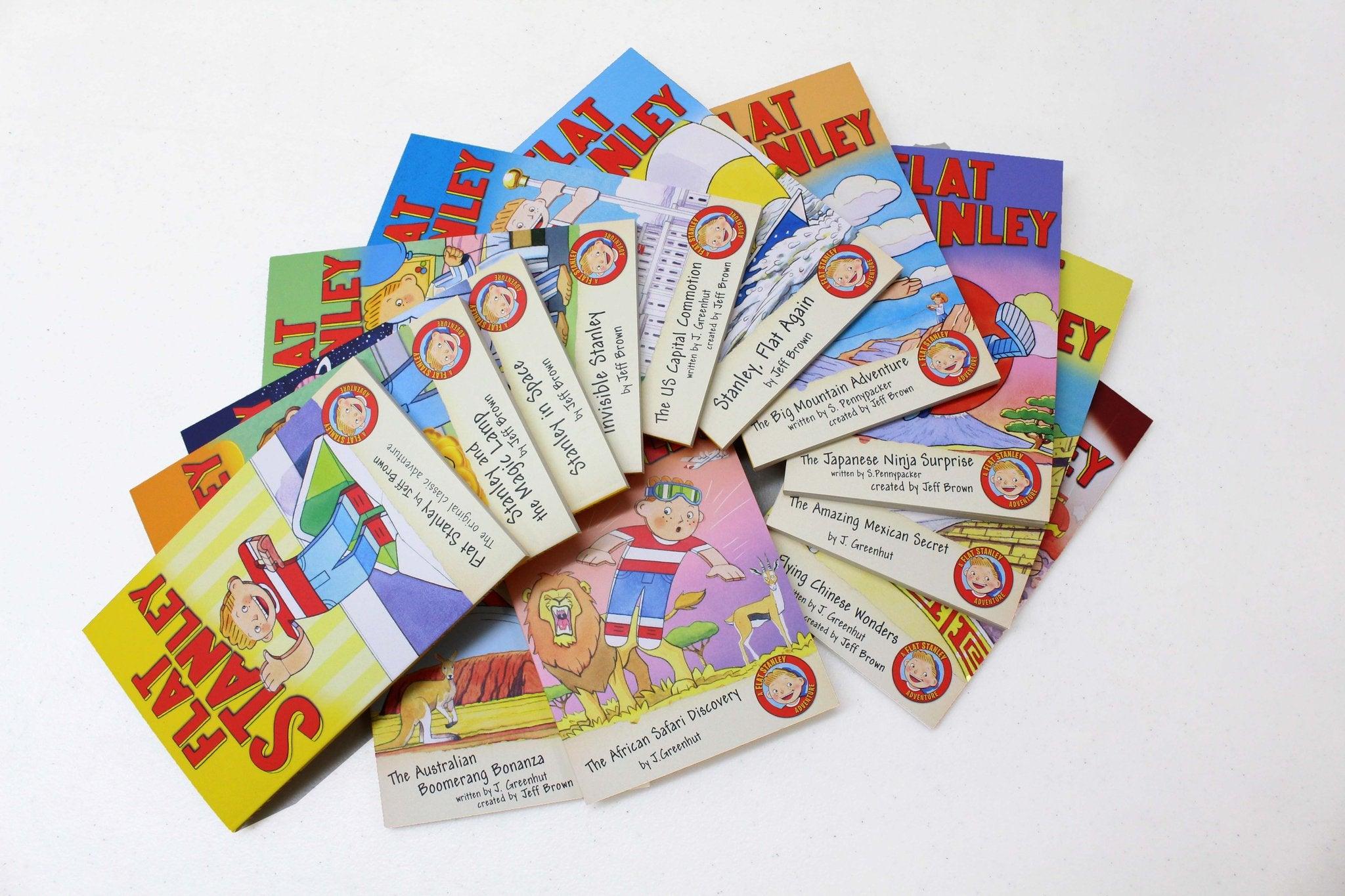 Flat Stanley Adventures - 12 Books Collection by Jeff Brown - Spectrawide Bookstore