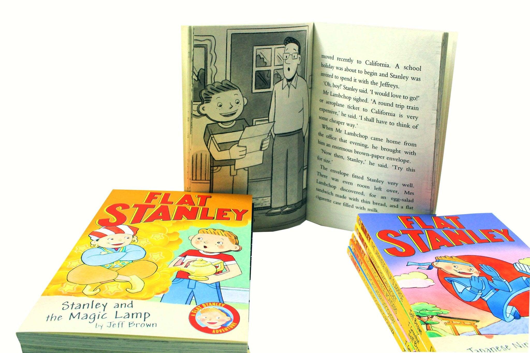 Flat Stanley Adventures - 12 Books Collection by Jeff Brown - Spectrawide Bookstore