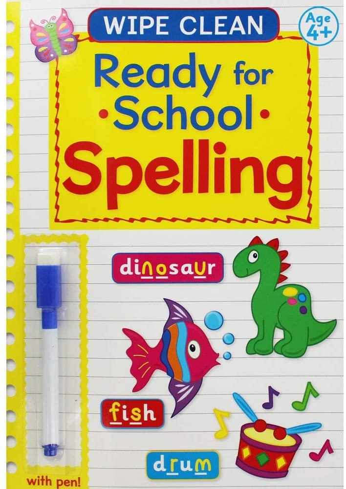 Wipe Clean: Ready for School - SPELLING - Spectrawide Bookstore