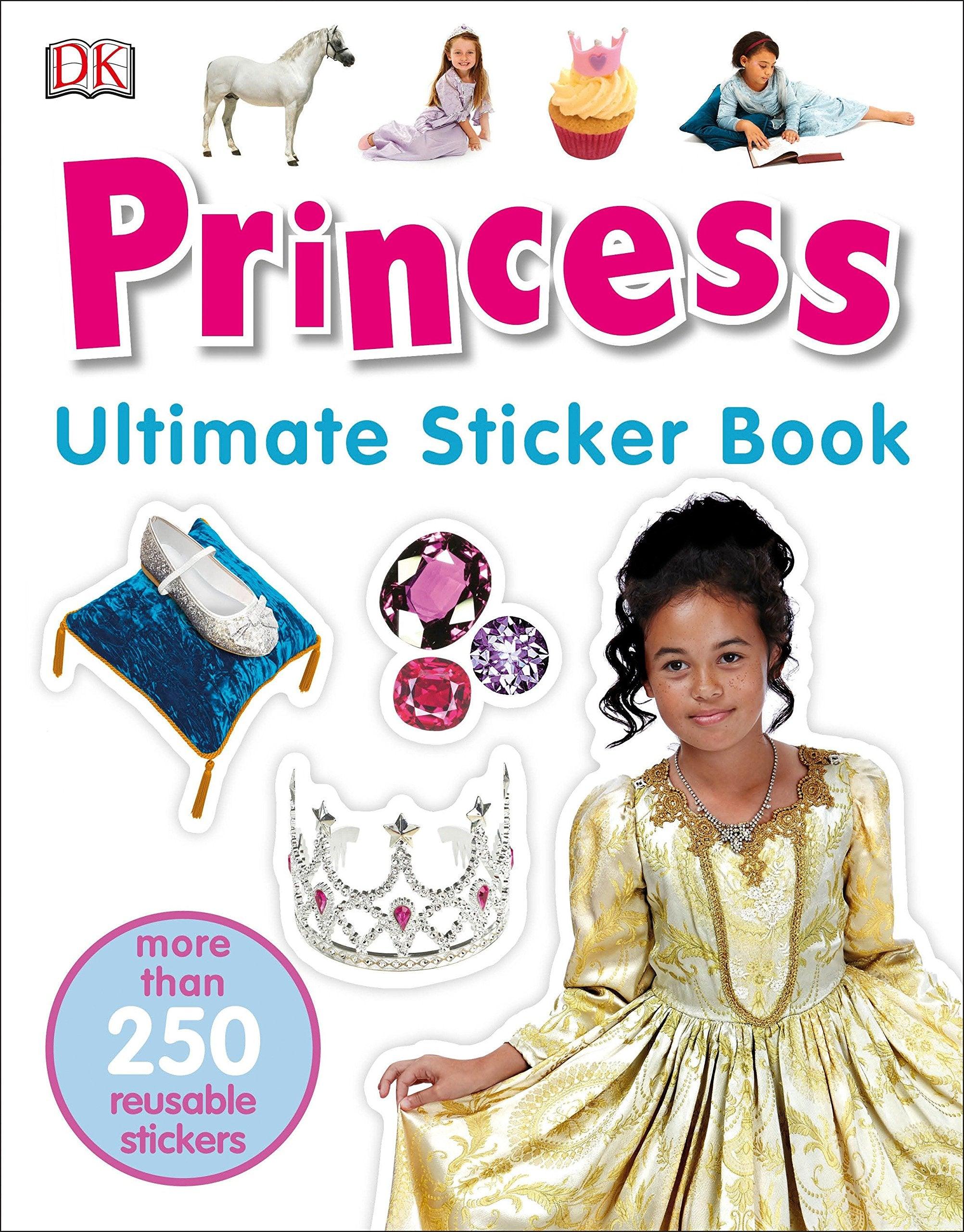 Ultimate Sticker Book - Princess - More Than 250 Reusable Stickers