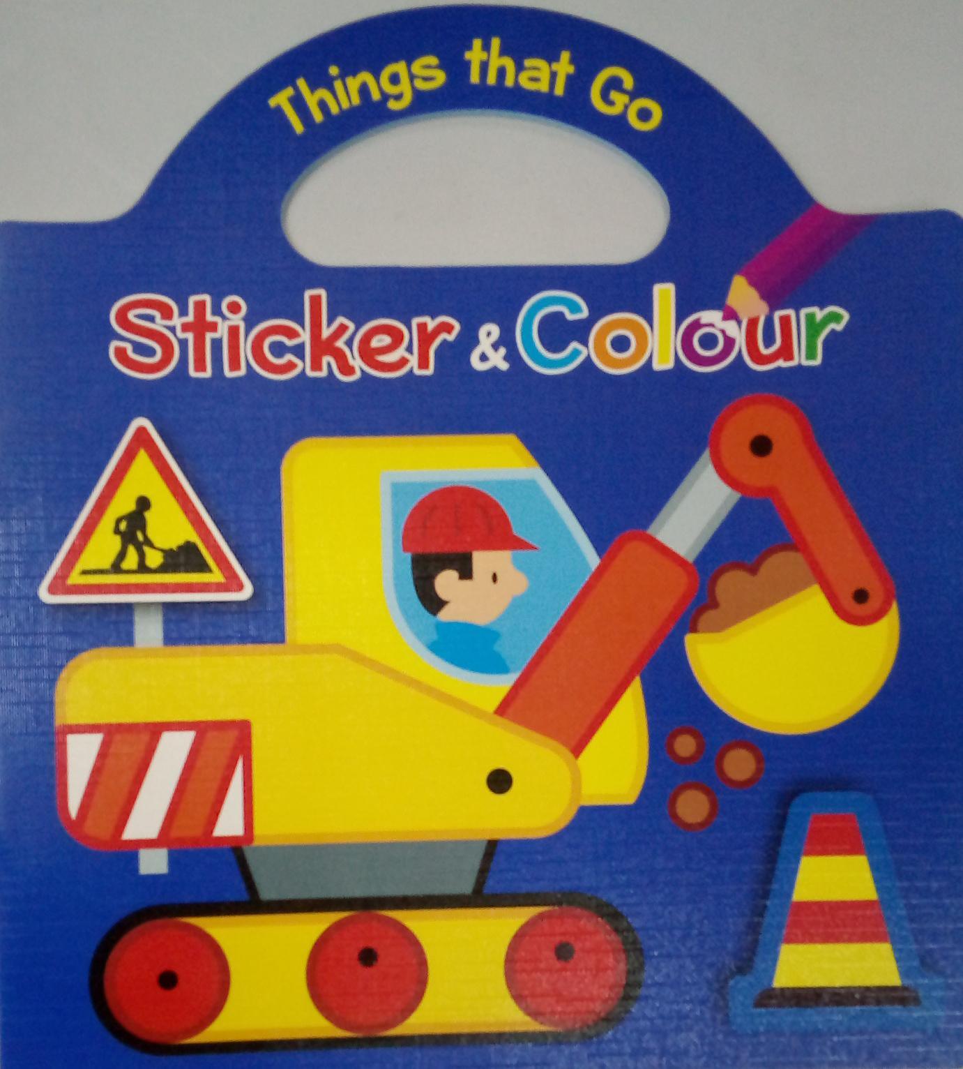 Things that Go-Sticker & Colour-MIGHTY MACHINES - Spectrawide Bookstore