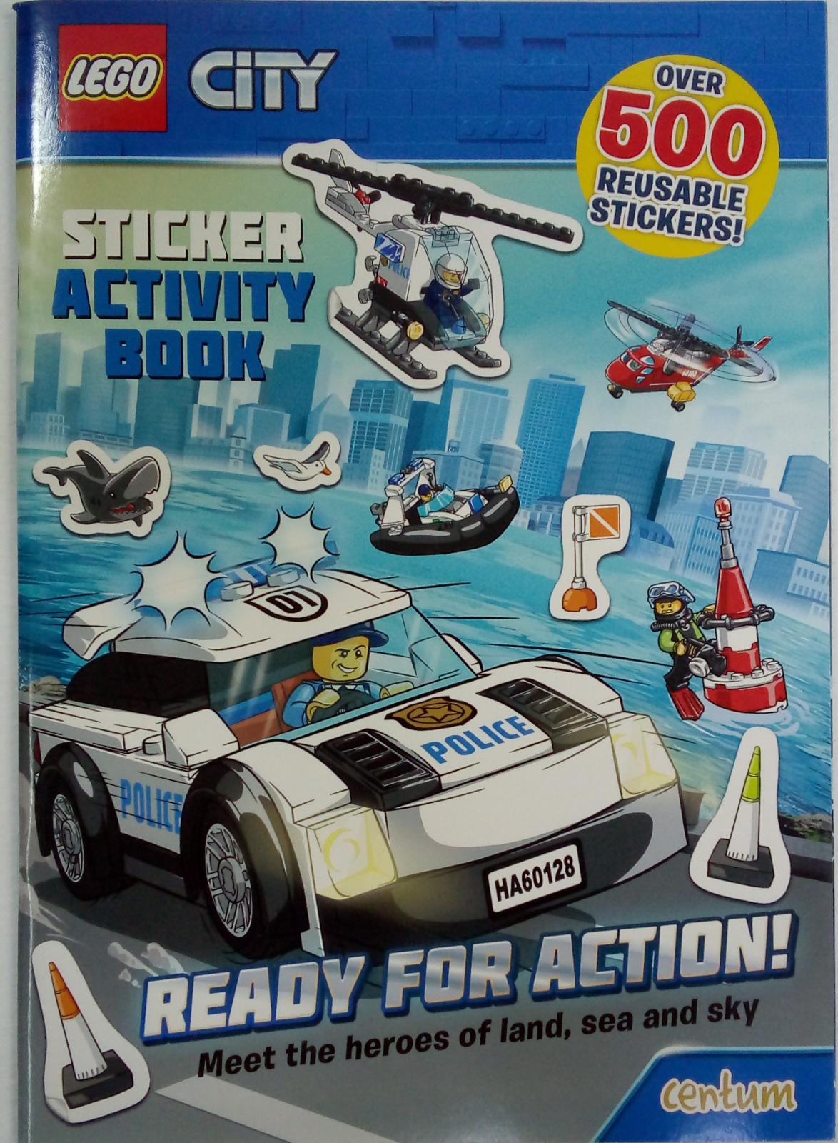 Lego City-Sticker Activity Book Ready For Action-Over 500 Reusable Sti