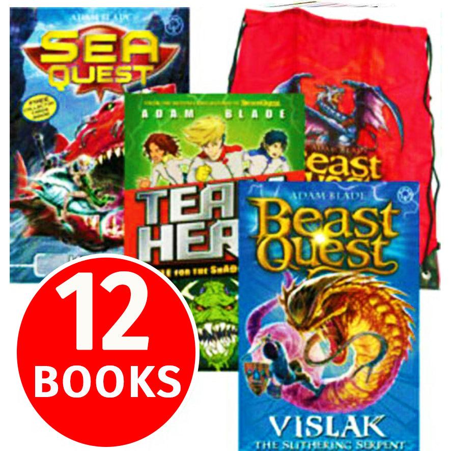 beast quest monsters Beast Quest & Other Monsters KIT BAG Collection - 12 Books