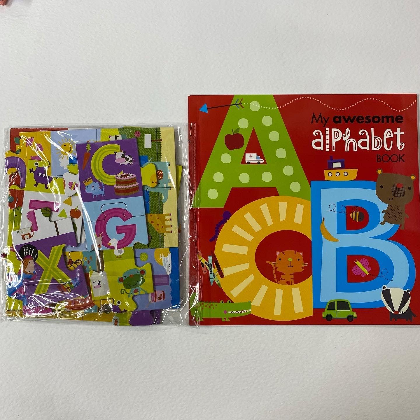 Jigsaw Puzzle & Book - My Awesome ABC - Spectrawide Bookstore