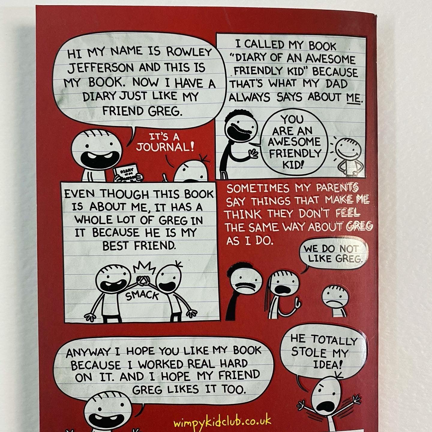 Diary of an Awesome Friendly Kid: Rowley Jefferson's Journal - Spectrawide Bookstore