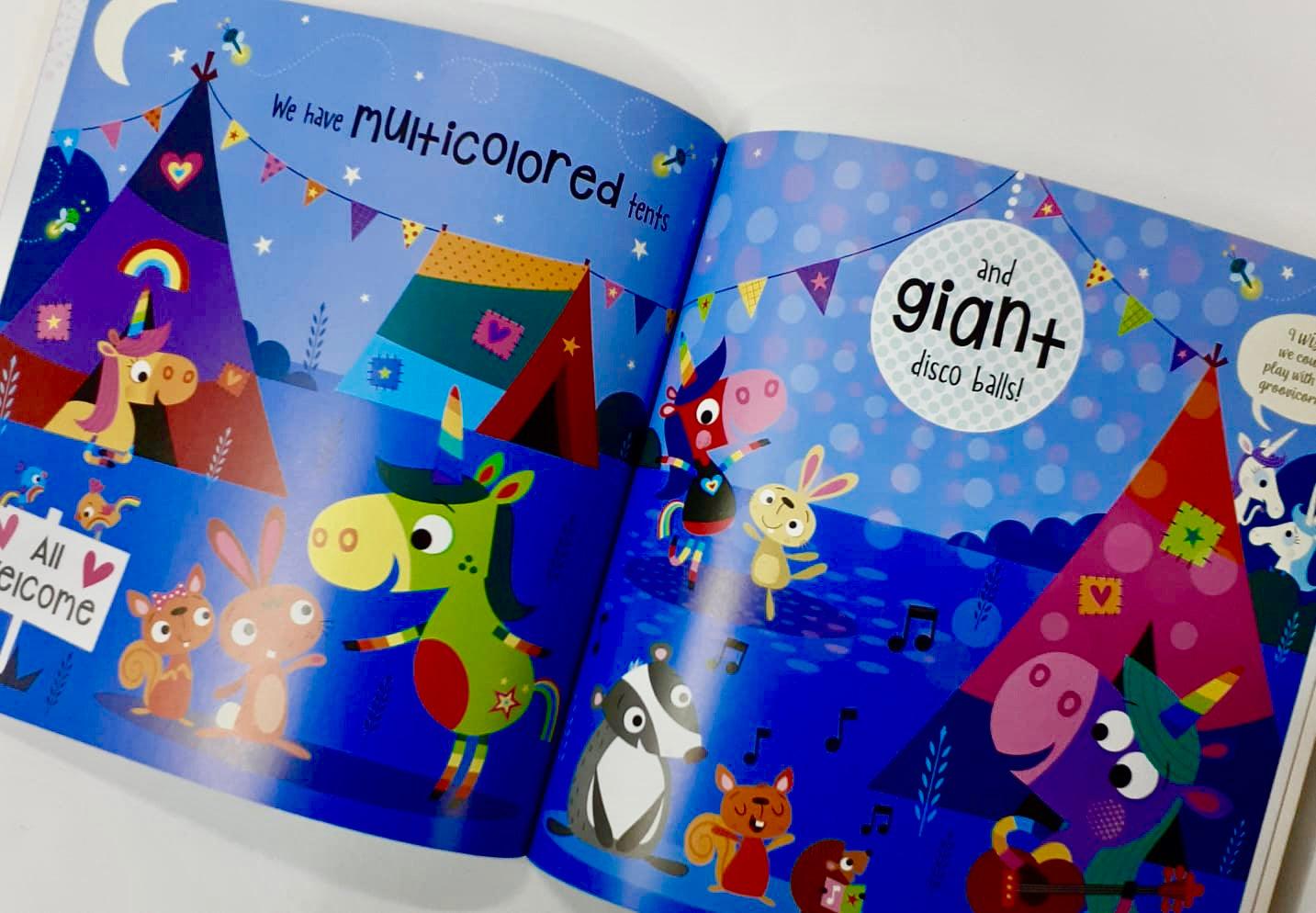 We are the Groovicorns! - with Two-way Sequins! - Spectrawide Bookstore