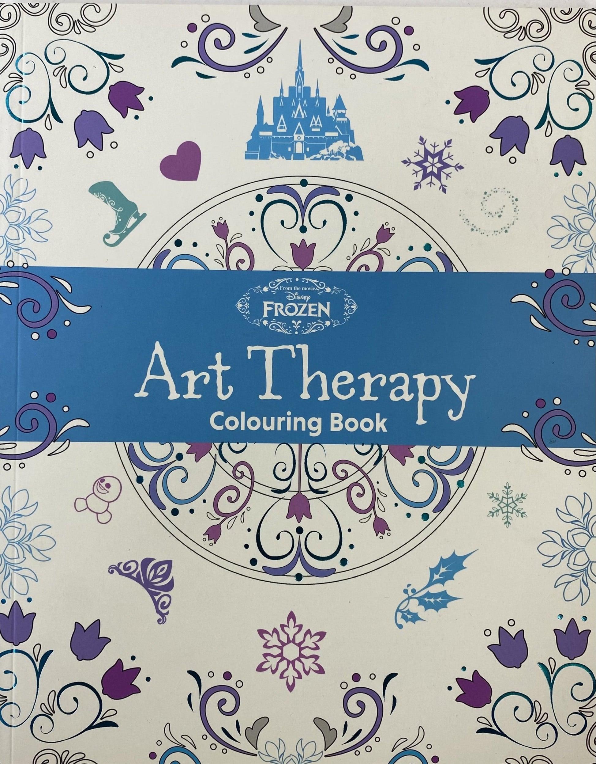 Disney Adult Coloring Book - Frozen Art Therapy Book