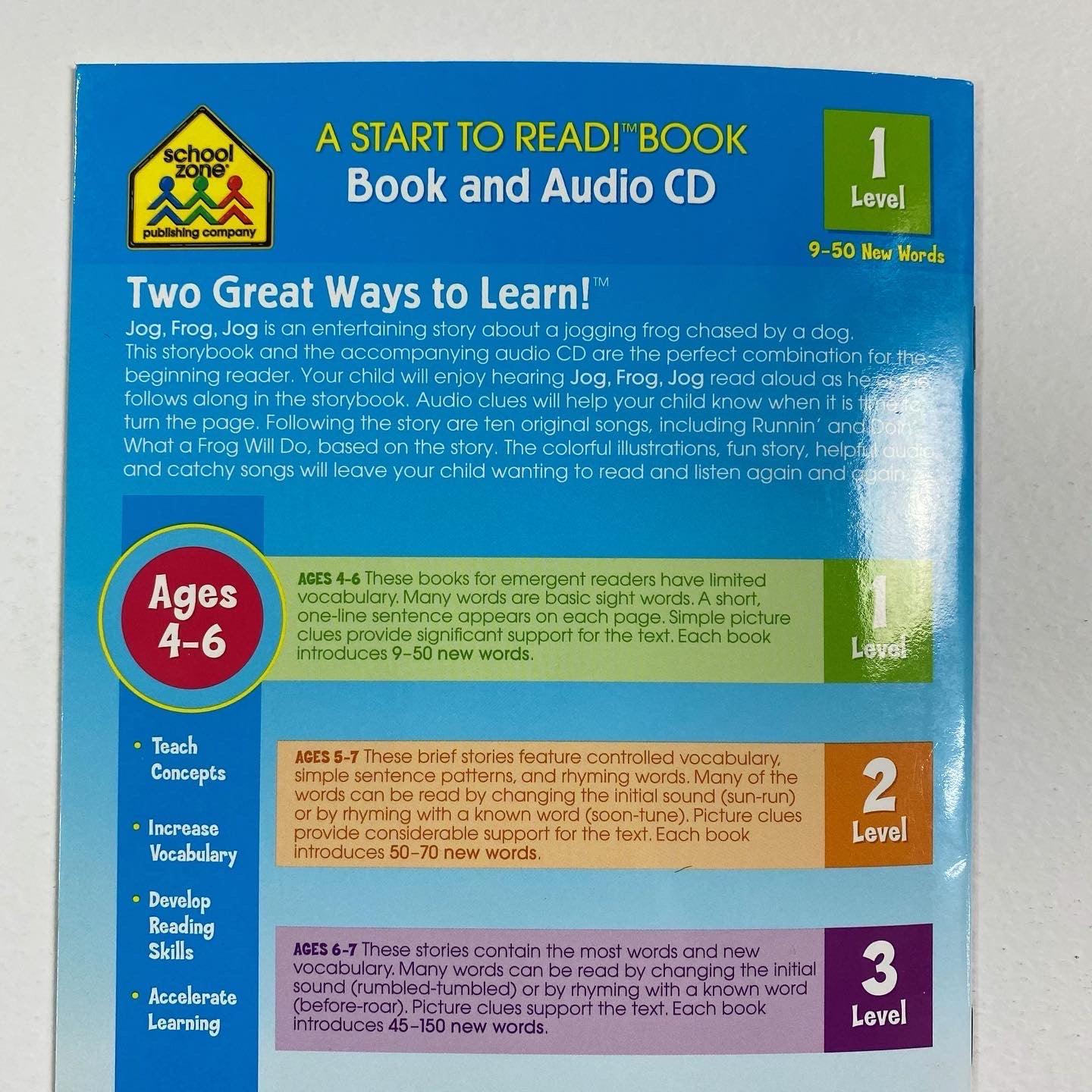 A Start To Read Book - Jog, Frog, Jog - Spectrawide Bookstore