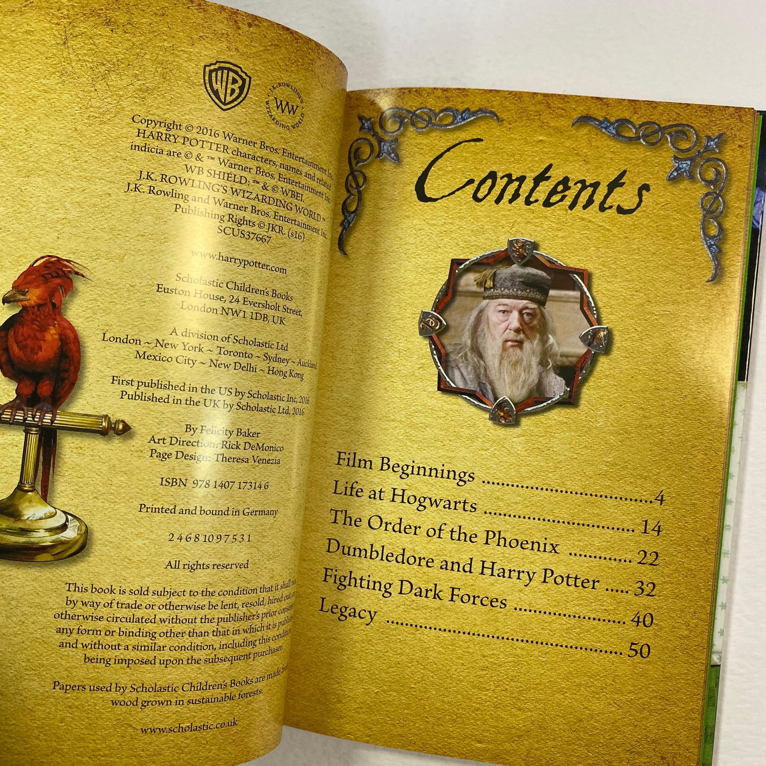 Harry Potter - Albus Dumbledore Cinematic Guide - Spectrawide Bookstore