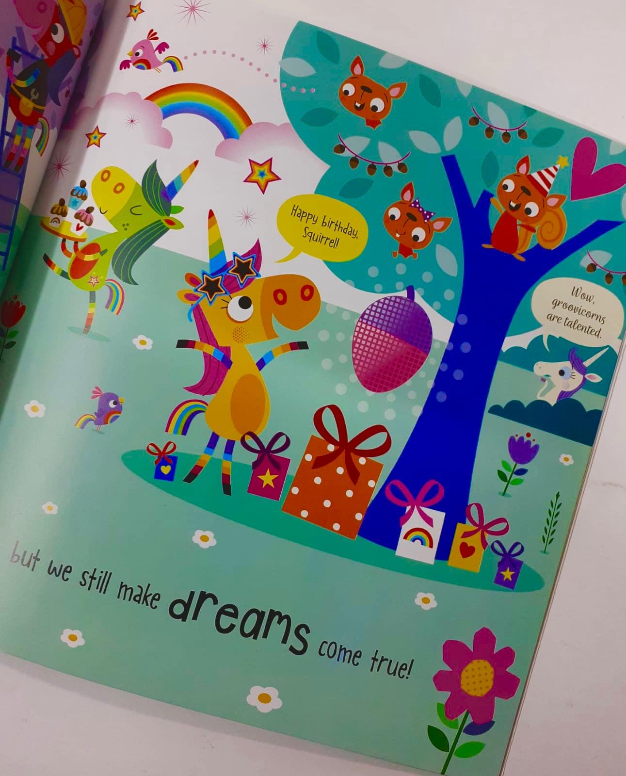 We are the Groovicorns! - with Two-way Sequins! - Spectrawide Bookstore