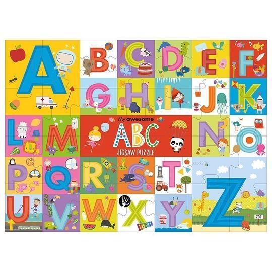 Jigsaw Puzzle & Book - My Awesome ABC - Spectrawide Bookstore