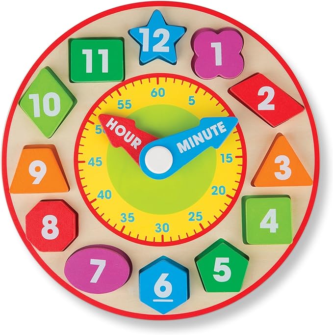 Melissa & Doug; Shape Sorting Clock