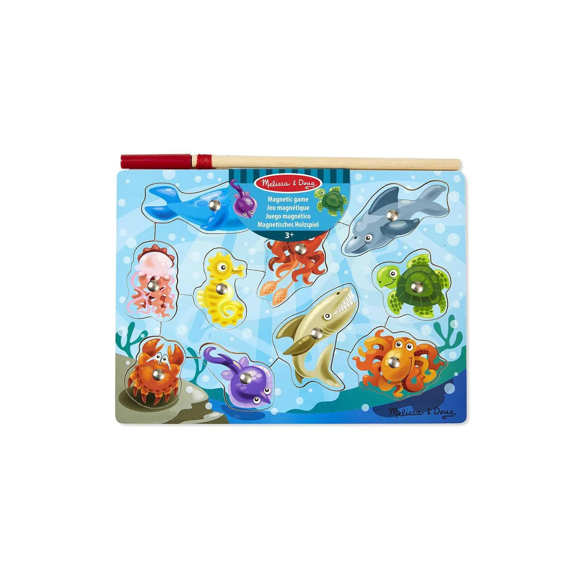 Melissa & Doug; Kids Magnetic Wooden Game - Fishing