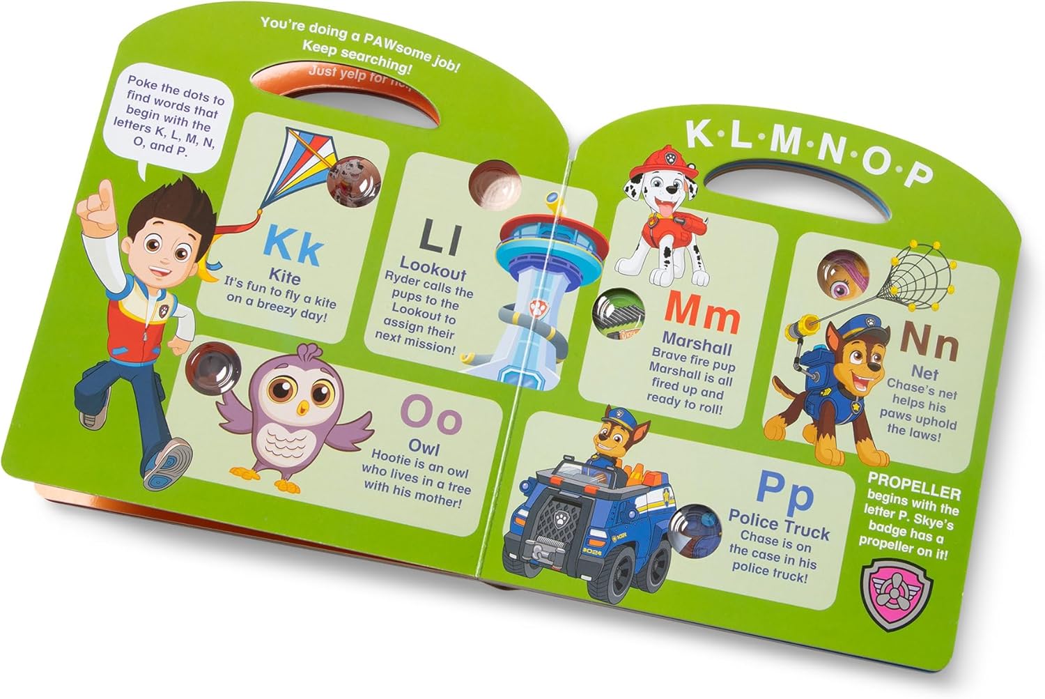 Melissa & Doug - Paw Patrol - Poke A Dot Alphabet Adventure (Board Book)