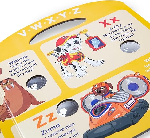 Melissa & Doug - Paw Patrol - Poke A Dot Alphabet Adventure (Board Book)