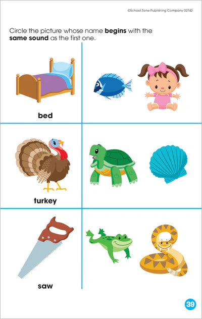School Zone: Get Ready For Kindergarten - Little Get Ready! Book - Age 3-6 - منطقة المدرسة: استعد للروضة - كتاب ليتل جت ريدي! - العمر 3-6 سنوات
