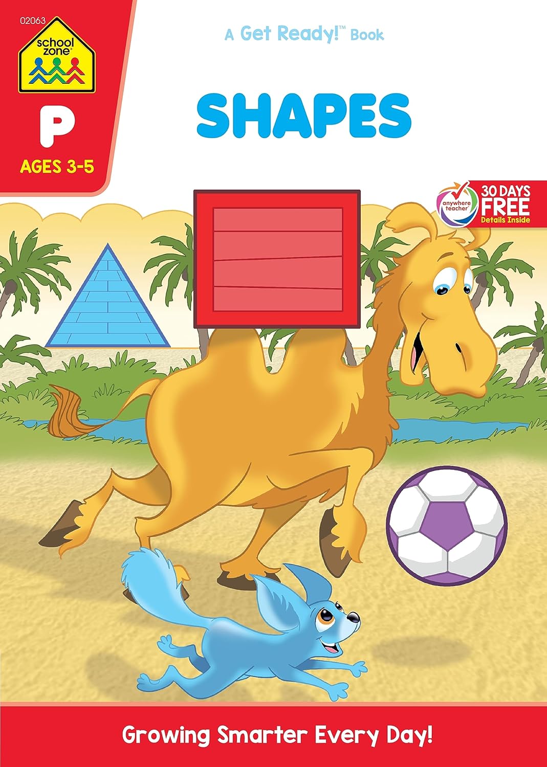 School Zone A Get Ready! Book: Shapes - Ages 3-5