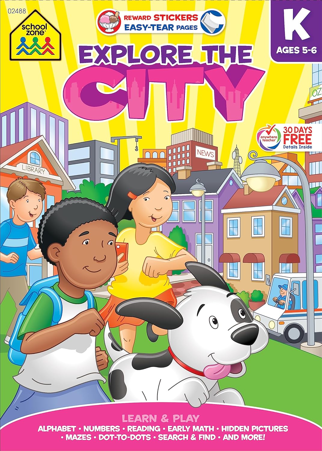 School Zone: Explore The City - Workbook Age 5-6