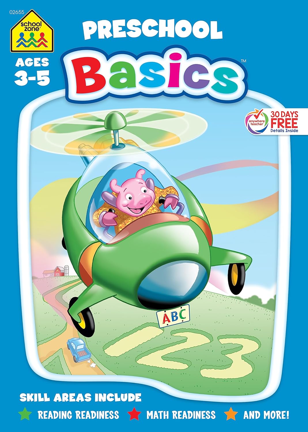 School Zone Preschool Basics Ages 3-5 - منطقة المدرسة أساسيات ما قبل المدرسة للأعمار من 3 إلى 5 سنوات