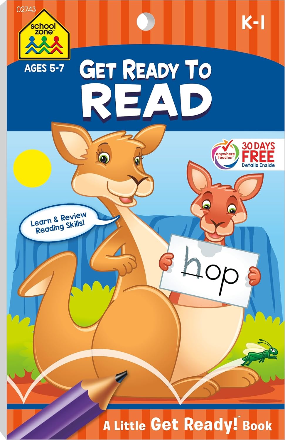 School Zone: Get Ready To Read - A Little Get Ready! Book - Age 3-6 - منطقة المدرسة: استعد للقراءة - كتاب "استعداد صغير" - لعمر 3-6 سنوات
