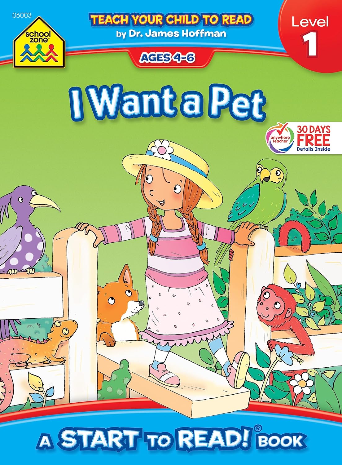 A Start To Read Book - I Want Pet - Level 1 (Age 4-6)