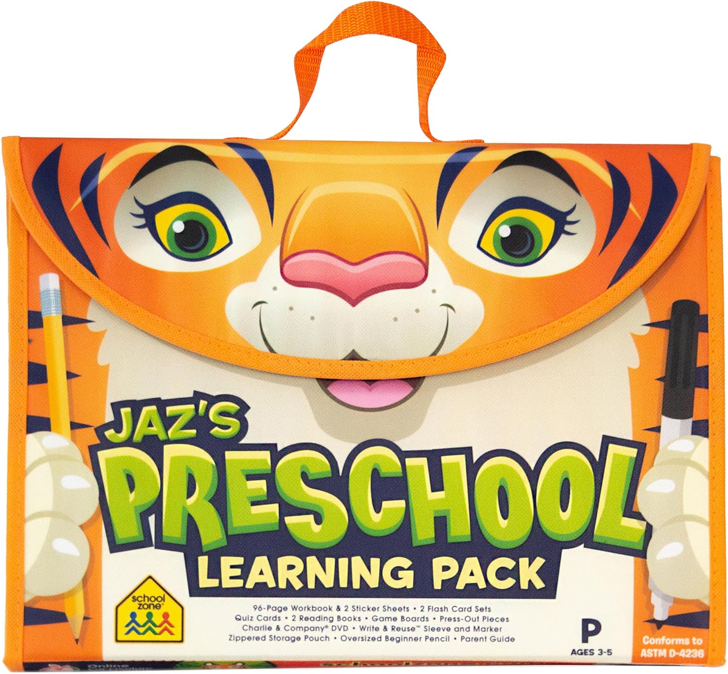 School Zone: Jaz's Preschool Learning Pack - Age 3-5