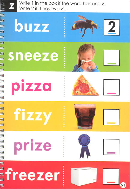 Scholastic Early Learners - Prekindergarten My First Phonics  (Wipe-Clean Workbook) - المتعلمون المدرسيون الأوائل - صوتيات ما قبل الروضة الأولى (مصنف التنظيف بالمسح)