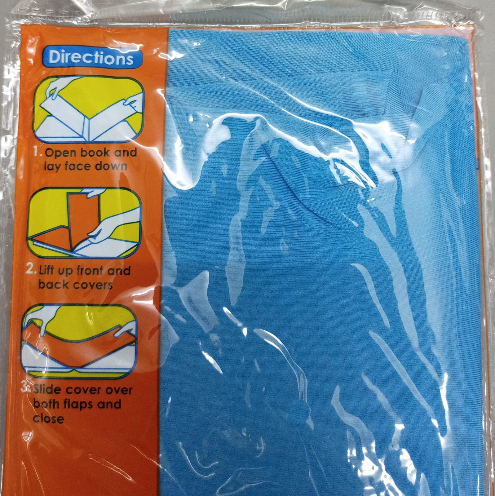 Stretchable Book Covers Standard Size - Sky Blue - أغطية كتب قابلة للتمدد بالحجم القياسي - أزرق سماوي