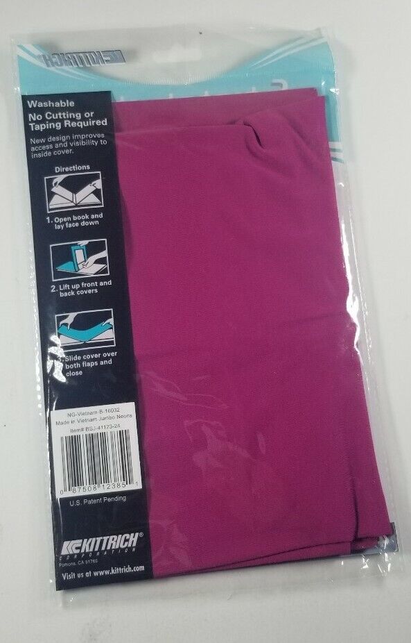 Stretchable Jumbo Book Cover - Violet