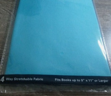 Stretchable Jumbo Book Cover - Light Blue - غلاف كتاب ضخم قابل للتمدد - أزرق فاتح
