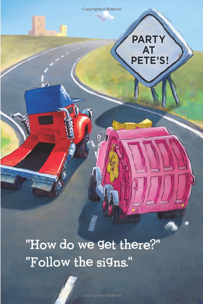 Ready To Read Level 1 - Truck Town - Pete's Party - جاهز للقراءة، المستوى 1 - مدينة الشاحنات - حفلة بيت