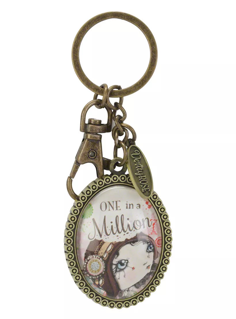 Verity Rose Keychain and Charm - One In A Million