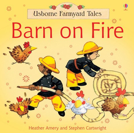 Usborne Farmyard Tales-Barn on Fire. حكايات مزرعة أوسبورن - الحظيرة على النار