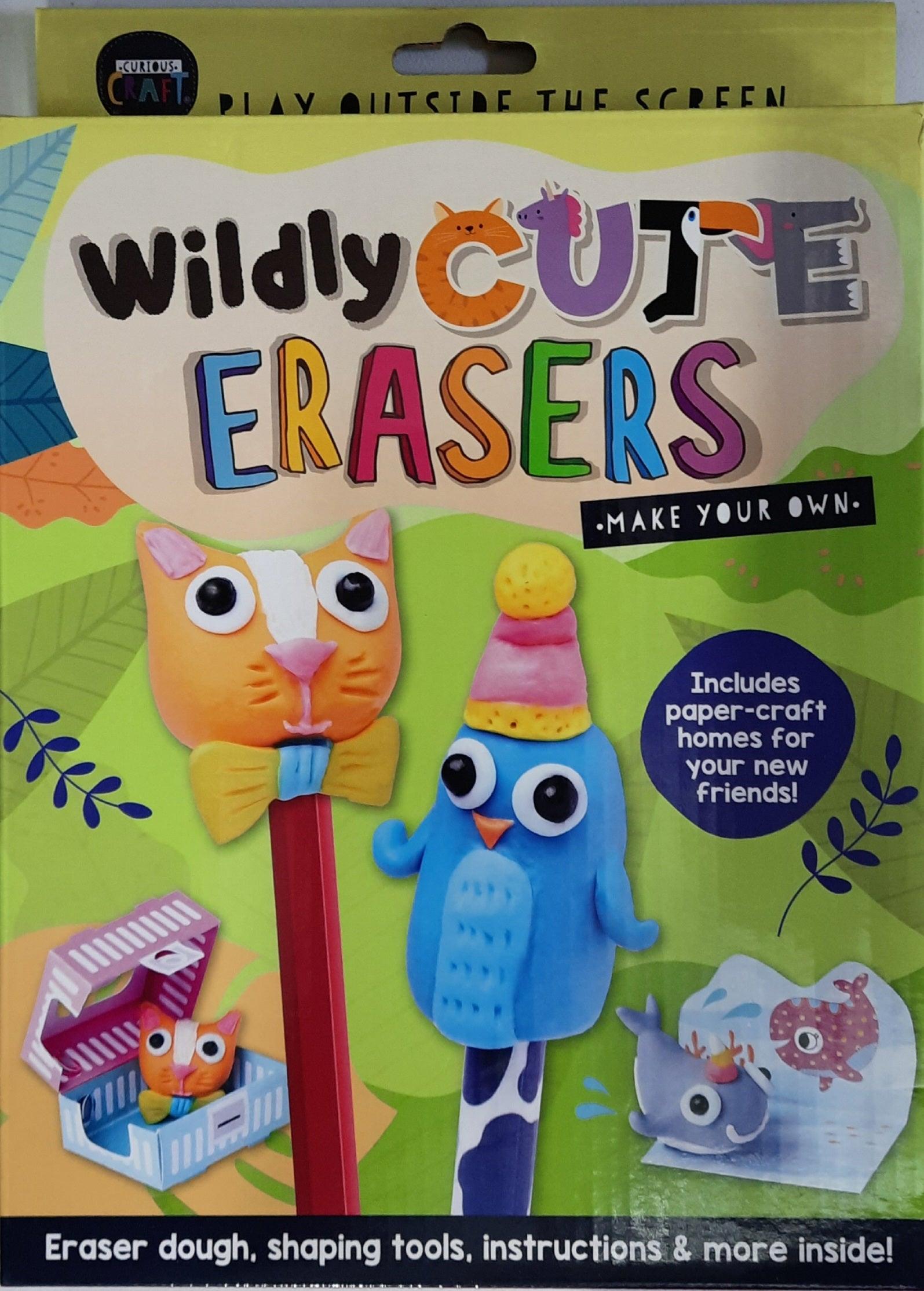 Curious Craft: Make Your Own Wildly Cute Erasers - Spectrawide Bookstore