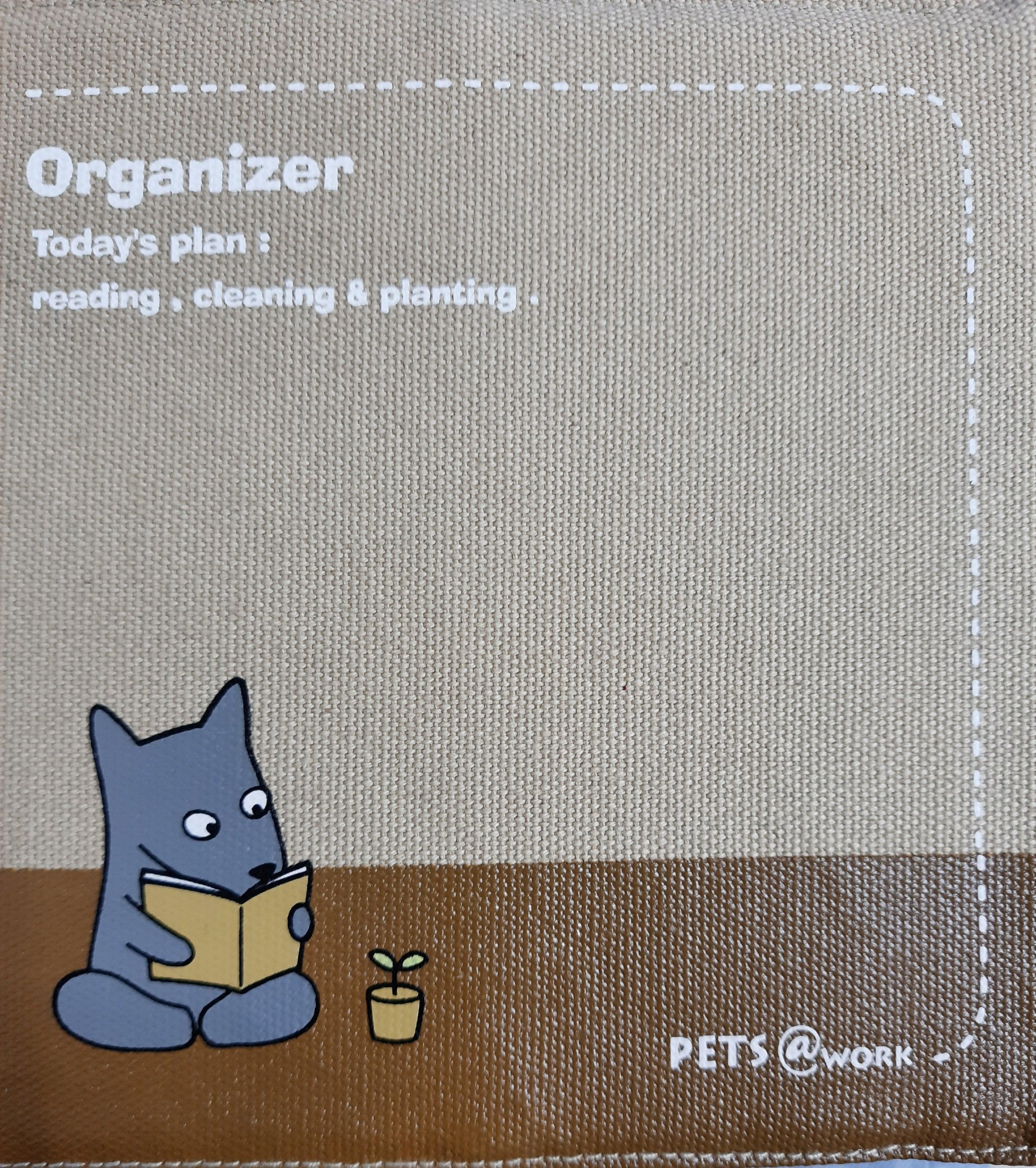 Organizer Today's Plan: Reading, Cleaning, & Reading - Spectrawide Bookstore