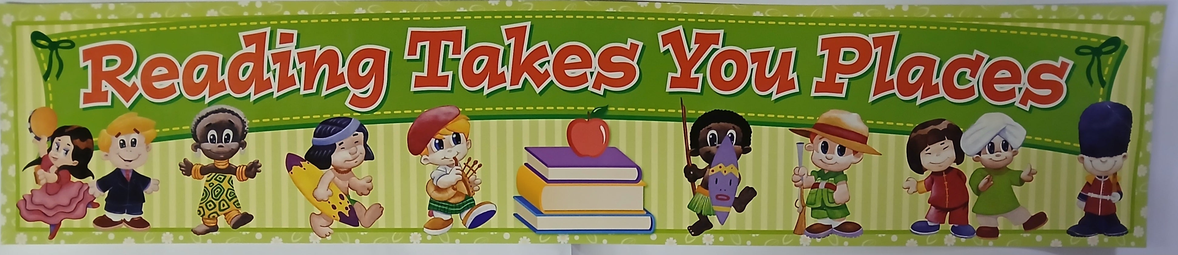 Reading Takes You Places - Poster