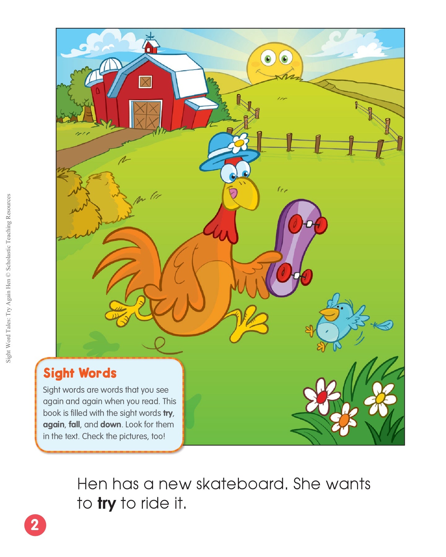 Sight Word Tales - Try, Again, Hen! - حكايات الكلمات المرئية - حاول مرة أخرى يا دجاجة!