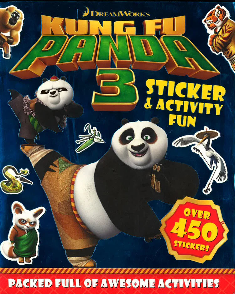Kung Fu Panda 3 -  Sticker and Activity Fun - كونغ فو باندا 3 - ملصقات ومرح الأنشطة