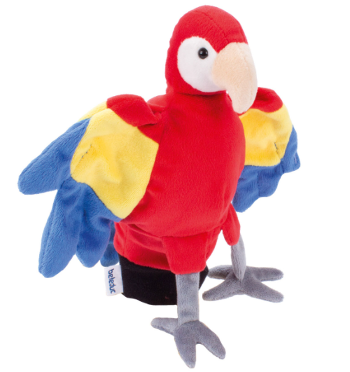 دمية يد على شكل حيوانات