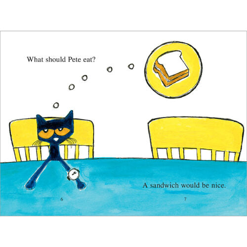 I Can Read! Pete The Cat - Pete's Big Lunch - My First Reading - أنا أستطيع القراءة! - بيت القط - حيوان أليف لبيت