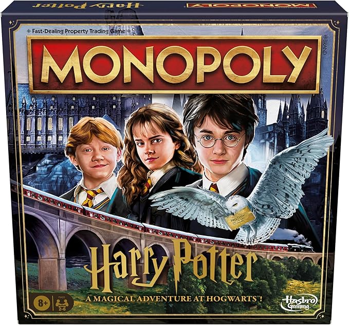 Monopoly Harry Potter Edition Board Game | A Magical Adventure at Hogwarts - لعبة لوح مونوبولي هاري بوتر | مغامرة سحرية في هوجوورتس